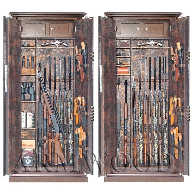 Оружейный сейф в дереве Armwood 757d32 G Lux Plus